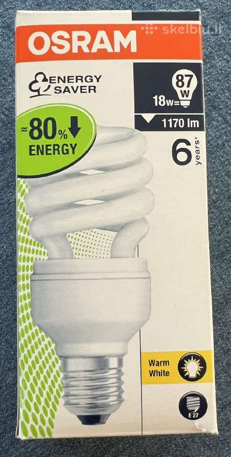 Energiją taupanti lemputė Osram Dulux Minitwist