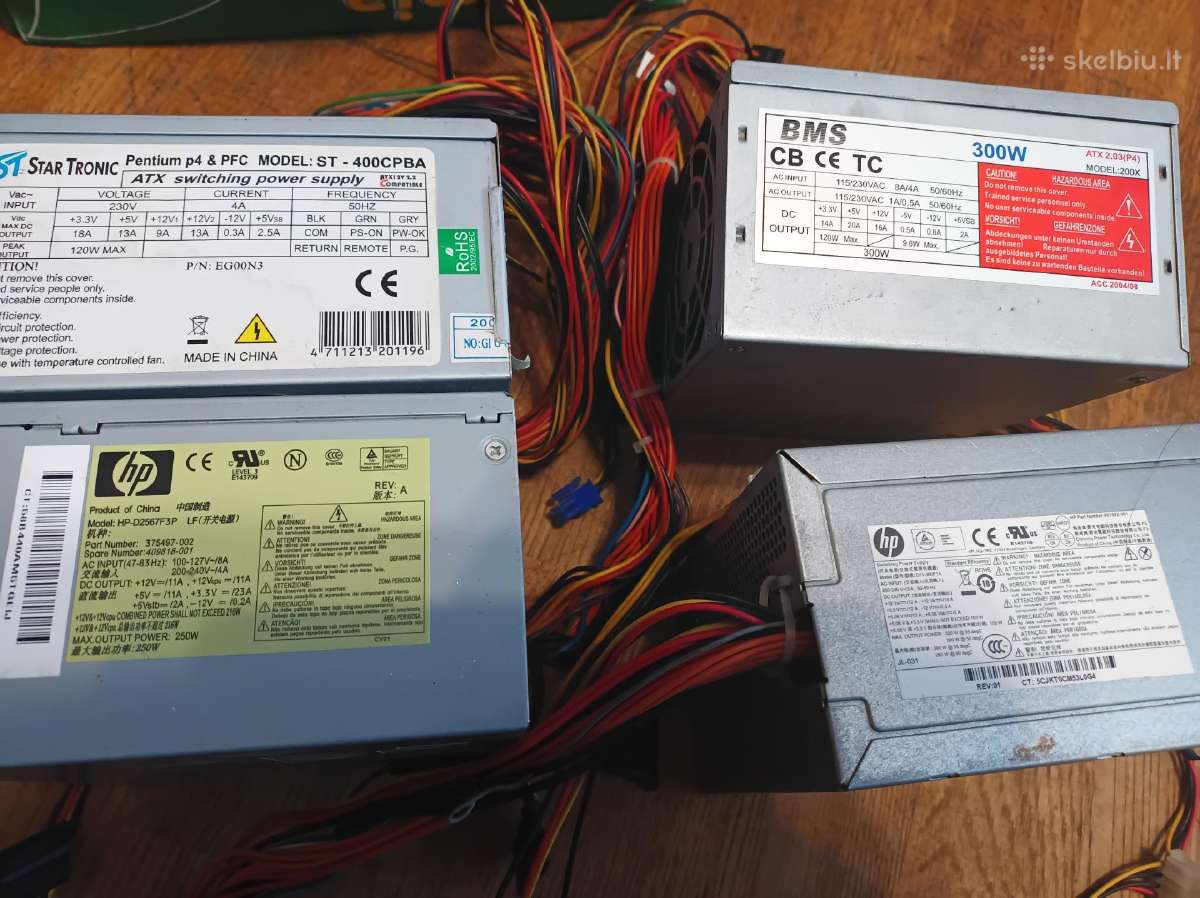 Pc maitinimo blokai