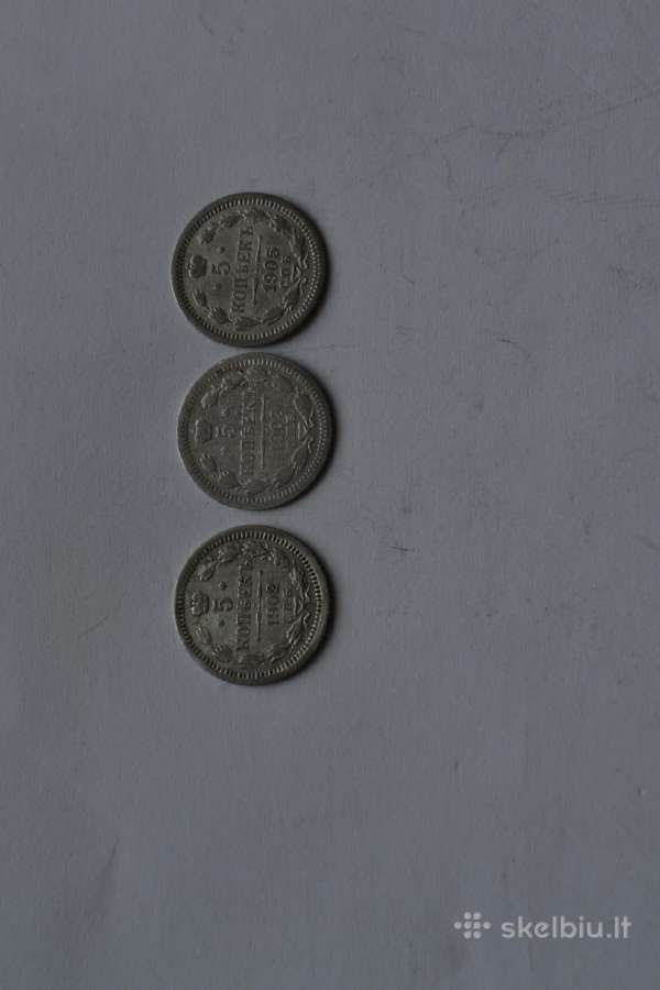 5 Kapeikos 1902,1903,1905 m.