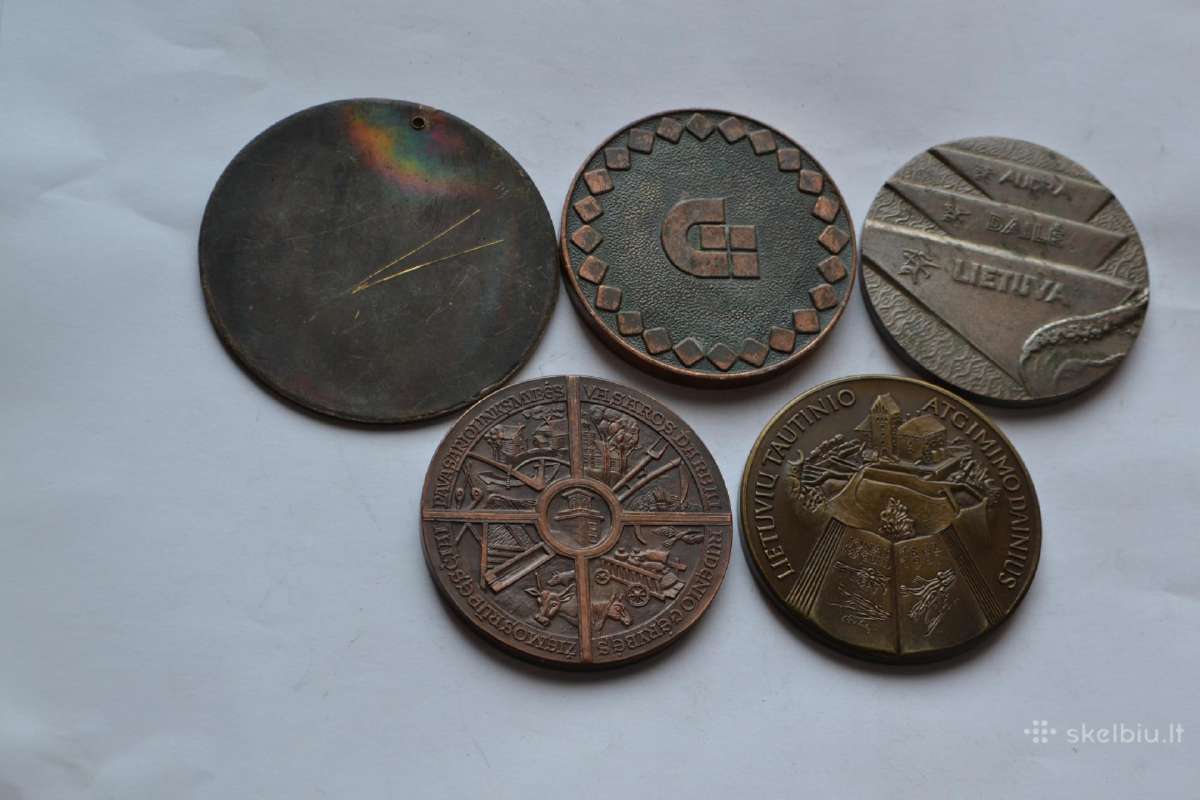 5 Stalo medaliai - nuotraukos Nr. 2