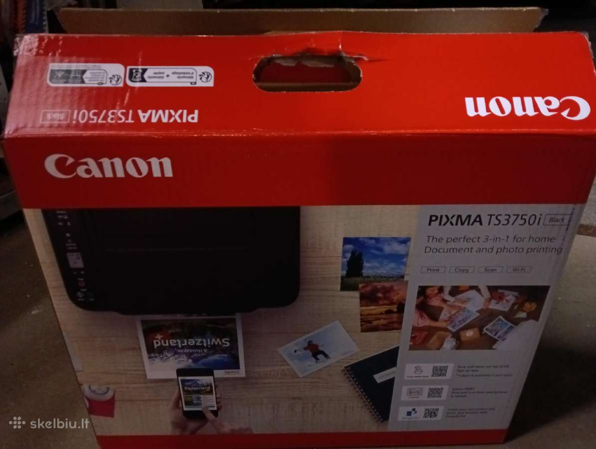 Canon Pixma Ts3750i daugiafunkcinis įrenginus - nuotraukos Nr. 2
