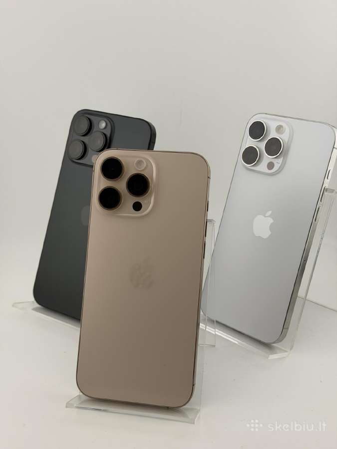 -iPhone 16 pro max 256gb/512gb -kaip nauji-