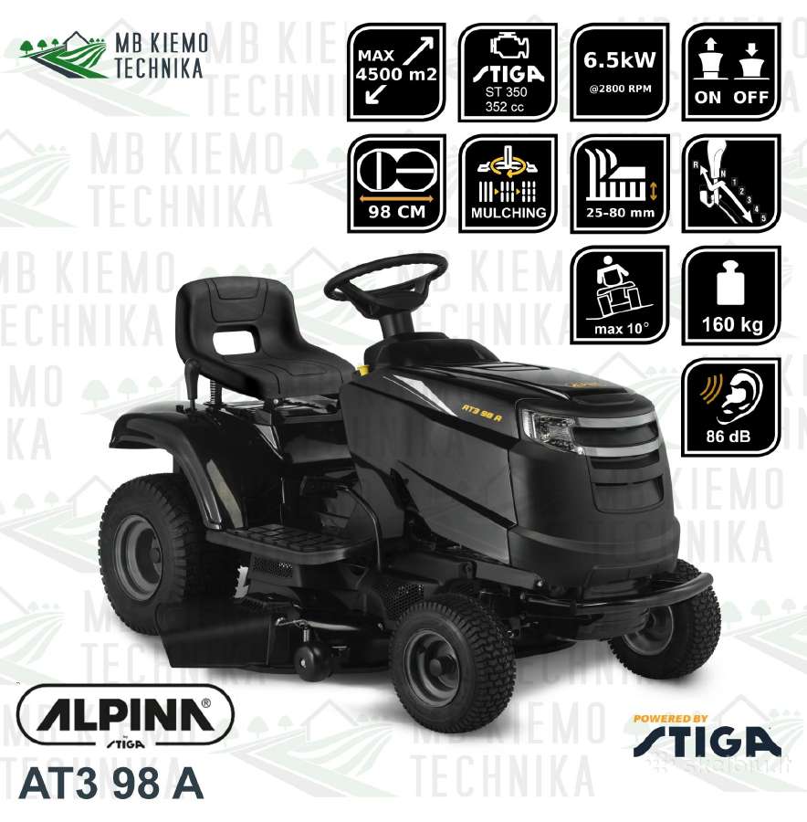 Alpina vejos traktoriukai - nuotraukos Nr. 3