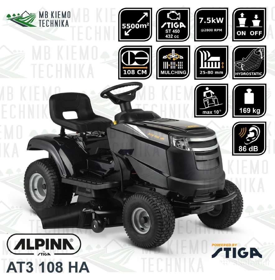 Alpina vejos traktoriukai - nuotraukos Nr. 6
