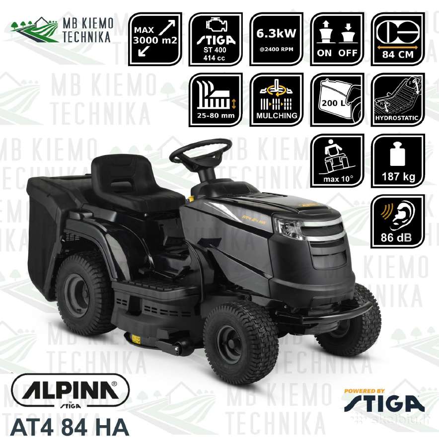 Alpina vejos traktoriukai - nuotraukos Nr. 7