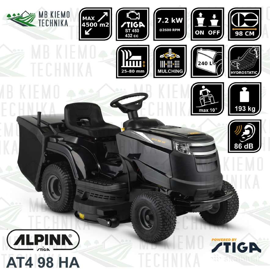 Alpina vejos traktoriukai - nuotraukos Nr. 8
