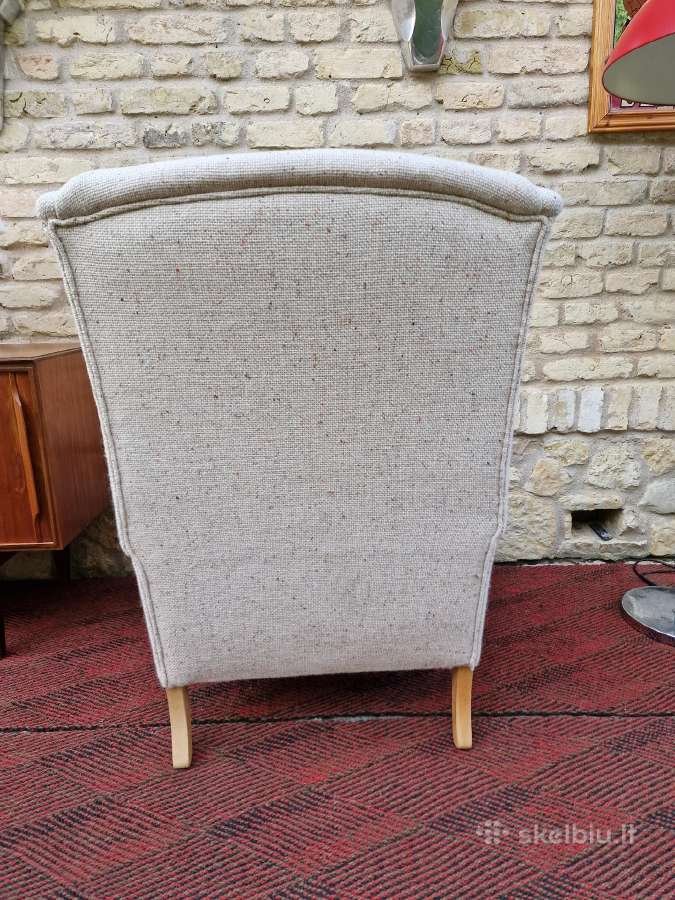Vintažinis klasikinis poilsio fotelis - nuotraukos Nr. 16