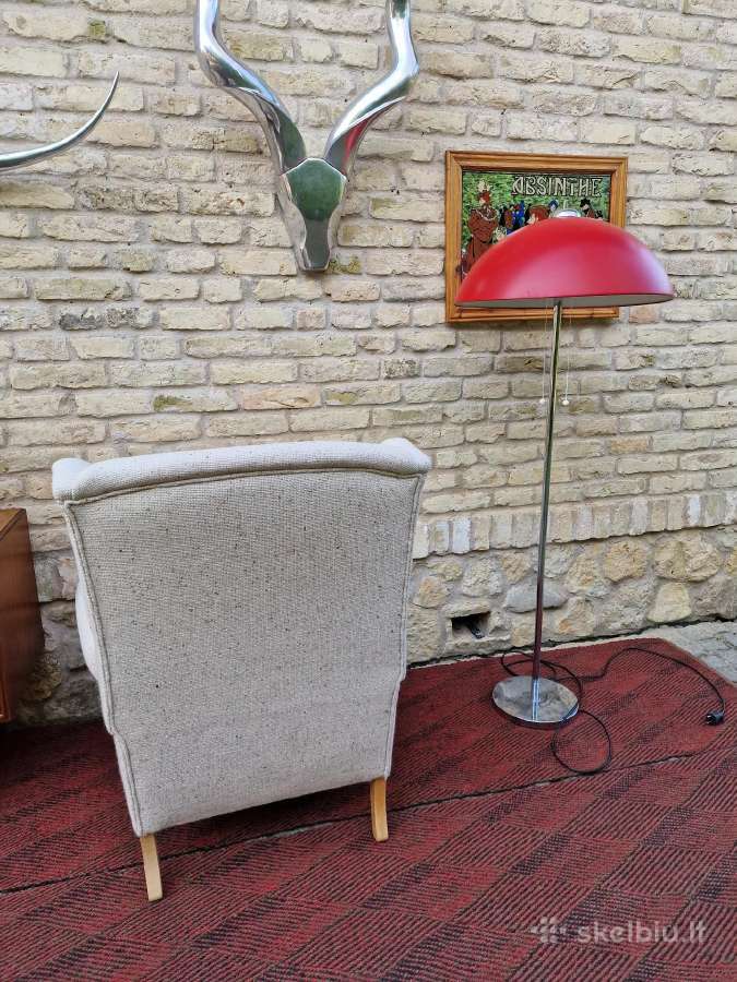 Vintažinis klasikinis poilsio fotelis - nuotraukos Nr. 18