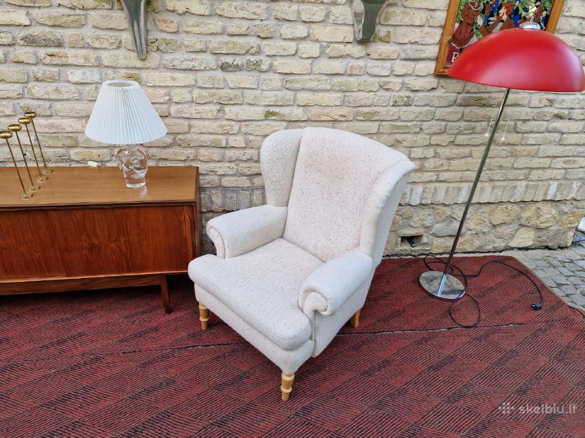 Vintažinis klasikinis poilsio fotelis - nuotraukos Nr. 27
