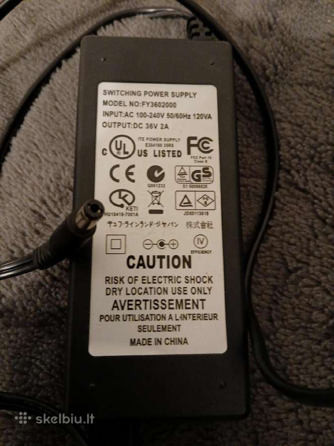 Pakrovejas 36v 2a