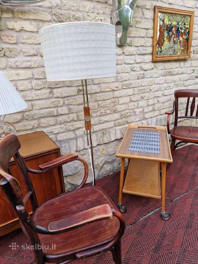 Vintažinis mid century serviravimo staliukas - nuotraukos Nr. 20