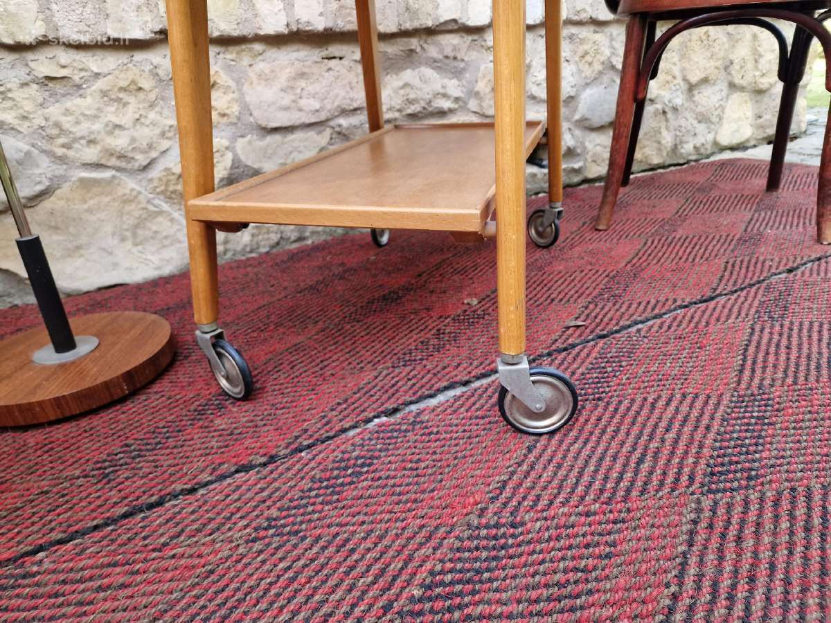 Vintažinis mid century serviravimo staliukas - nuotraukos Nr. 21