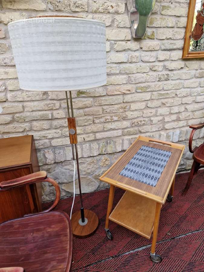 Vintažinis mid century serviravimo staliukas - nuotraukos Nr. 22