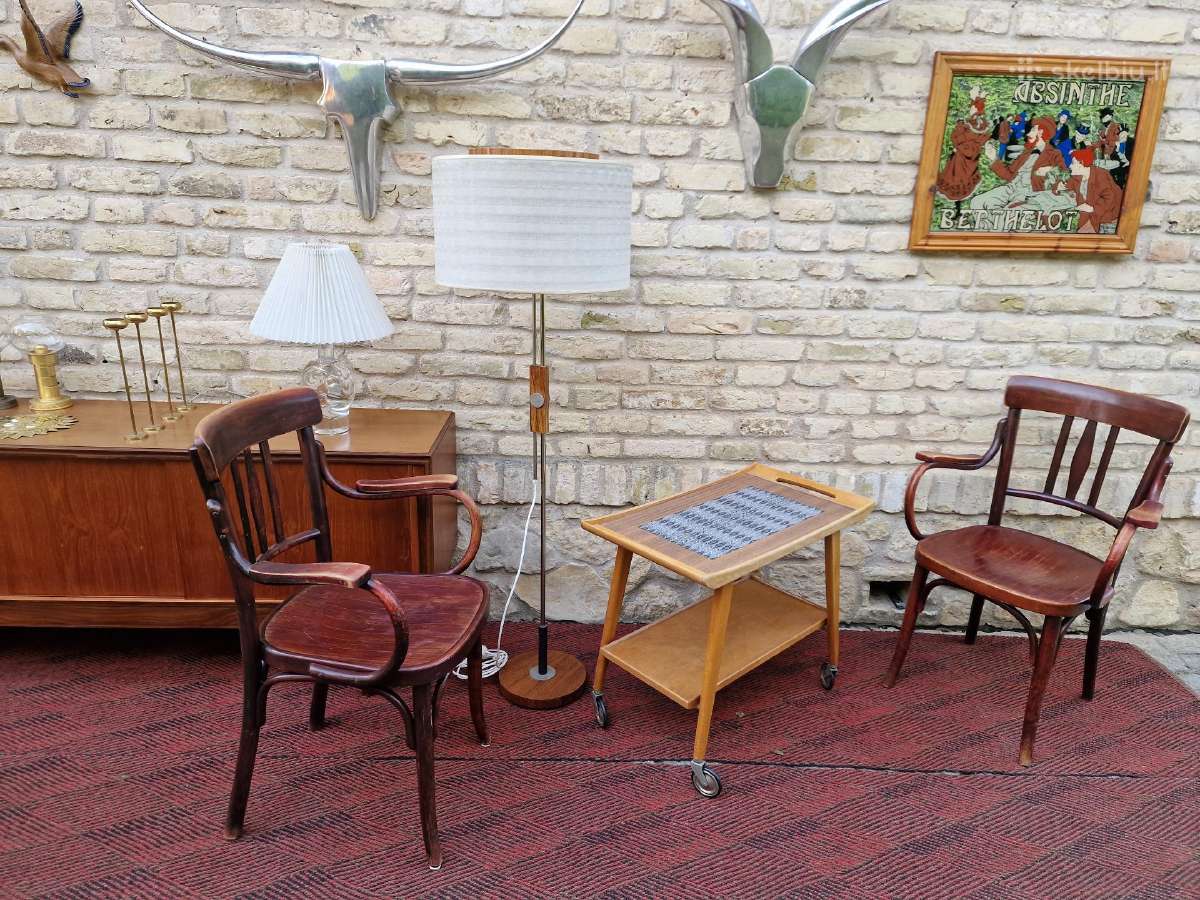 Vintažinis mid century serviravimo staliukas - nuotraukos Nr. 26
