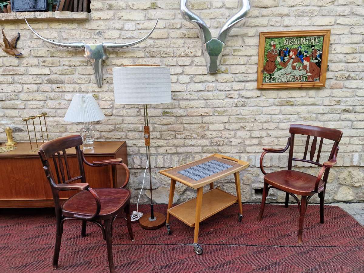 Vintažinis mid century serviravimo staliukas - nuotraukos Nr. 30