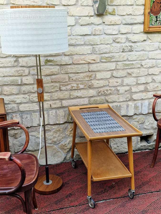 Vintažinis mid century serviravimo staliukas - nuotraukos Nr. 32