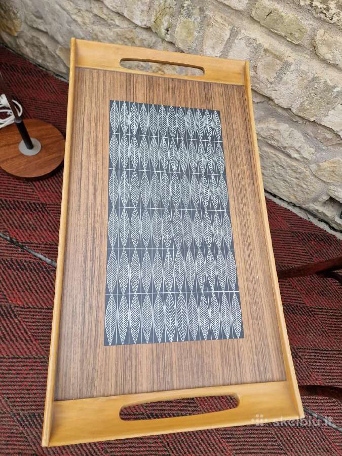 Vintažinis mid century serviravimo staliukas - nuotraukos Nr. 33