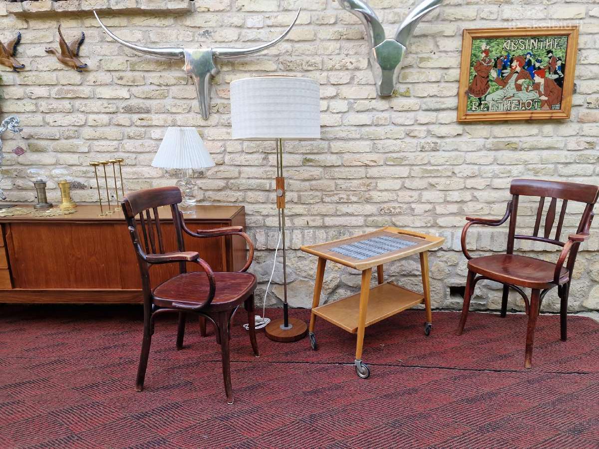Vintažinis mid century serviravimo staliukas - nuotraukos Nr. 36