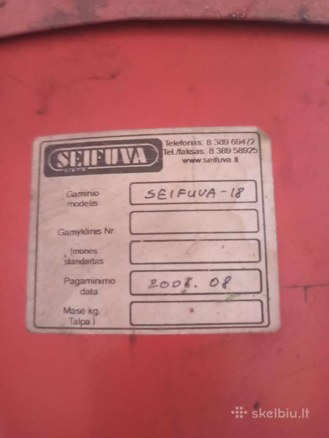 Kieto kuro katilas Seifuva Žvakė 18kw. - nuotraukos Nr. 2