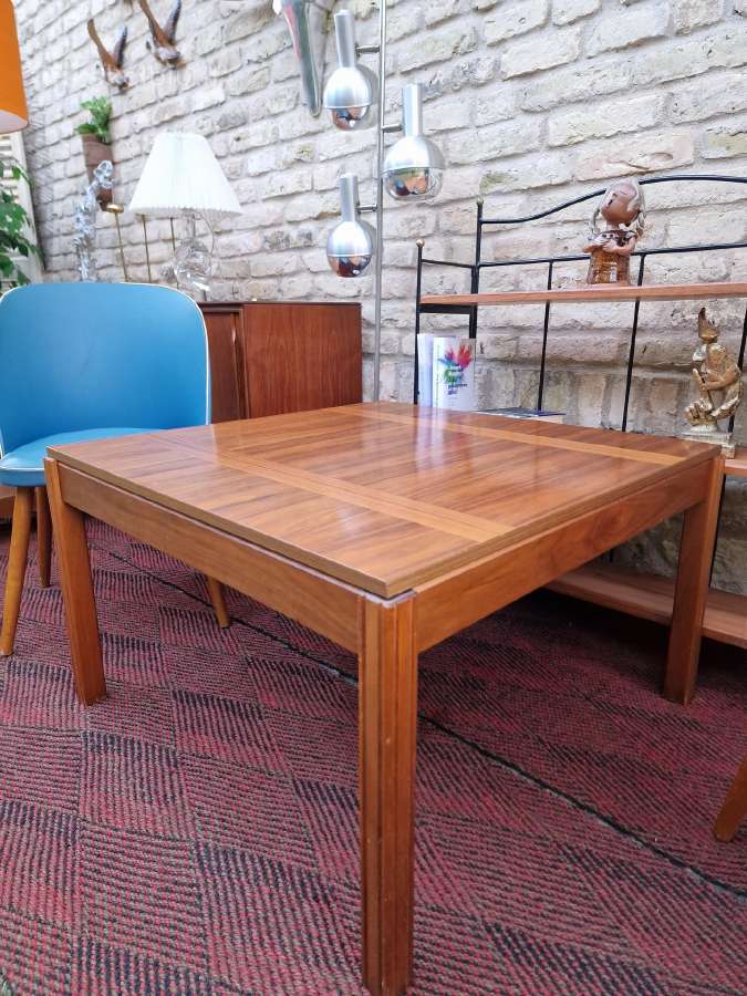 Vintažinis mid century tikmedžio kavos staliukas - nuotraukos Nr. 12