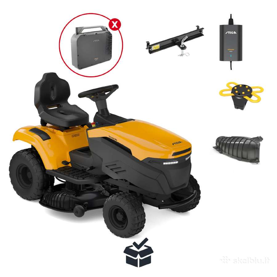 Elektriniai Stiga e-power Traktoriukai - nuotraukos Nr. 15