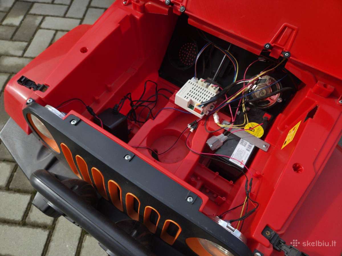 Elektromobilis vaikui Wrangler mašina - nuotraukos Nr. 7
