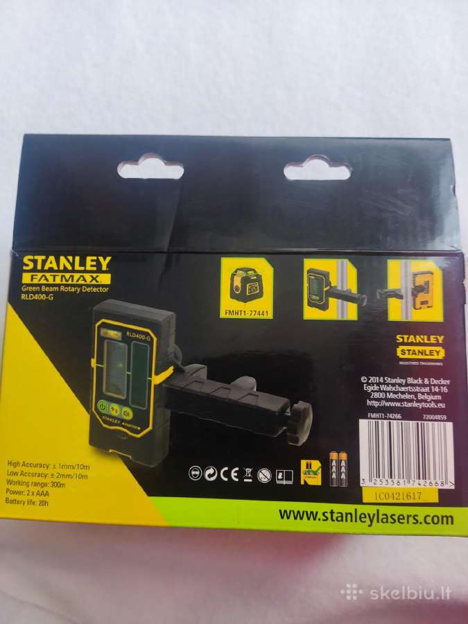 Naujas Lazerinis detektorius Stanley Ld400-g - nuotraukos Nr. 2