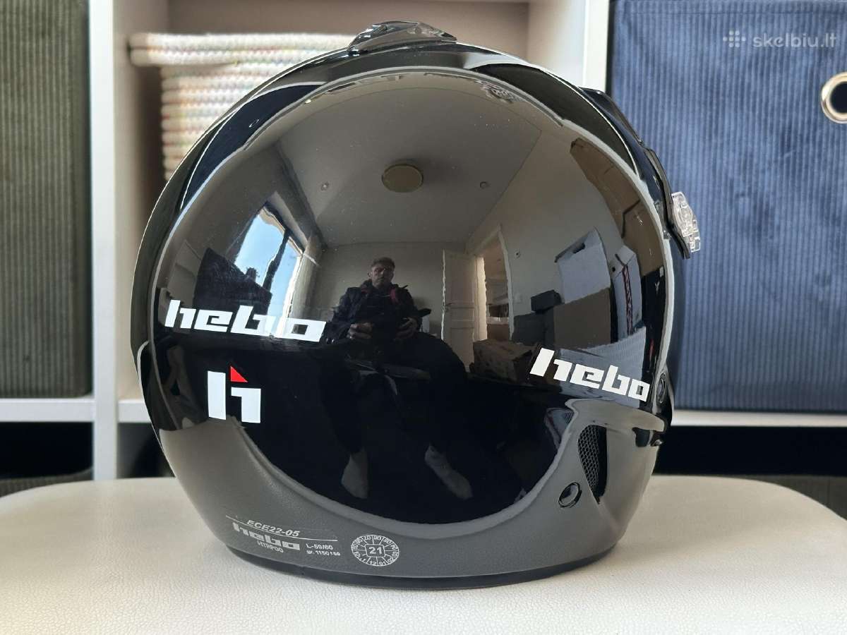 Motociklo šalmas Hebo Hrp00 dydis L – 55€ - nuotraukos Nr. 3