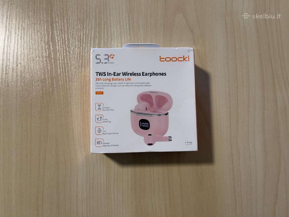 Dovanoju Toocki belaidės in-ear earbuds ausinės