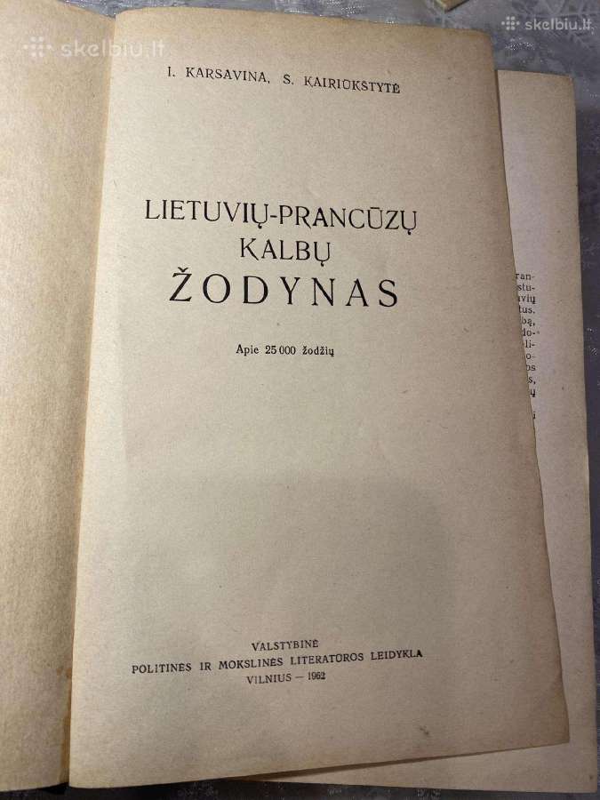 Anglu rusu, lietuviu-prancūzų žodynai - nuotraukos Nr. 6