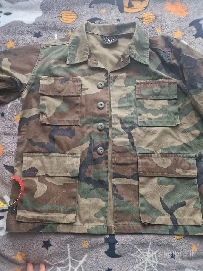 Vaikiškas kamufliažinis švarkas Bdu woodland - nuotraukos Nr. 4