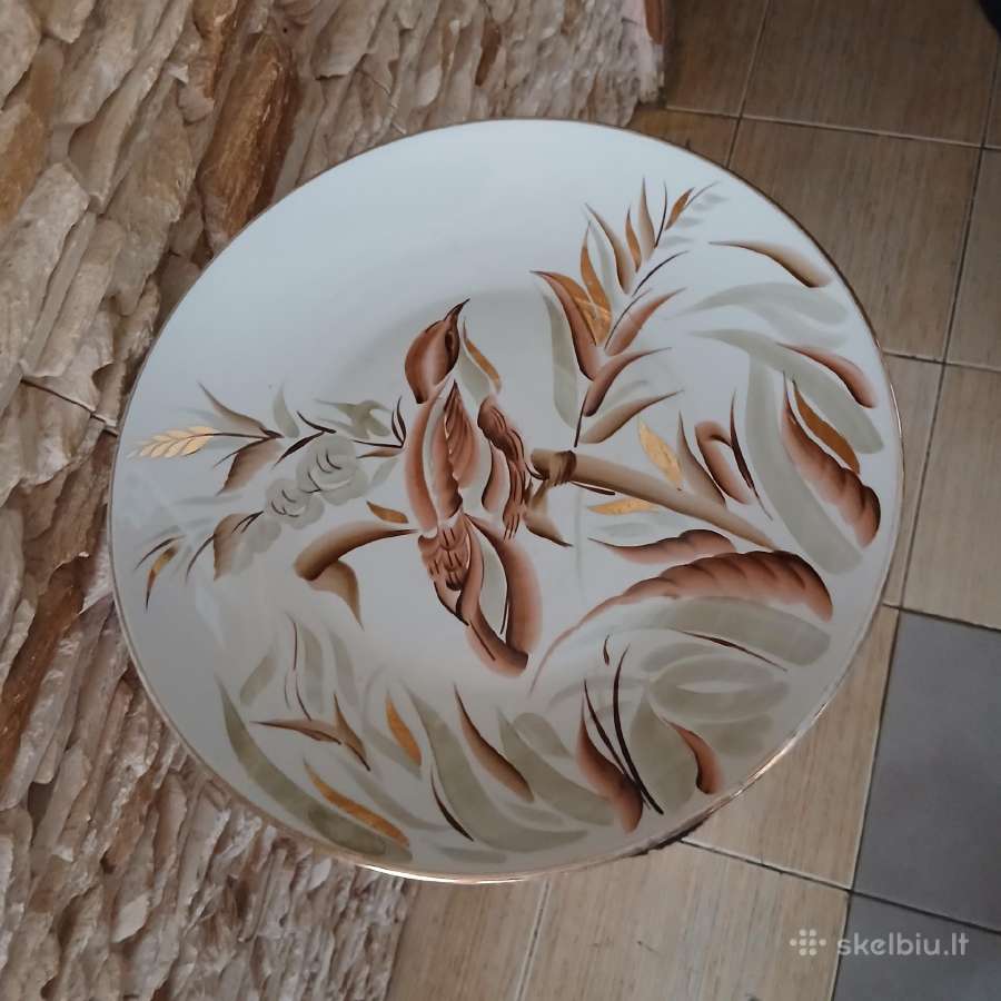Vintžinė Sovietinė Kolekcinė lėkštė