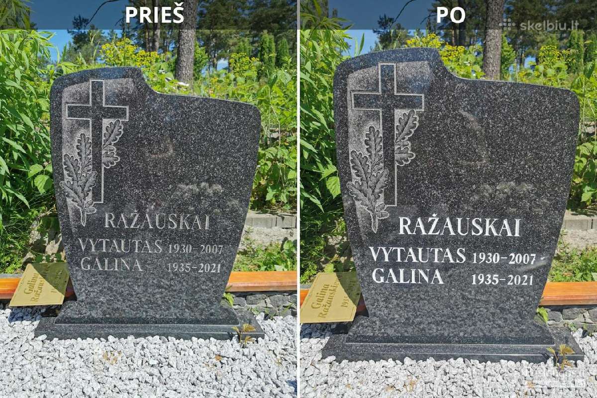 Raidžių kalimas / Kalu raides kapinėse - nuotraukos Nr. 5