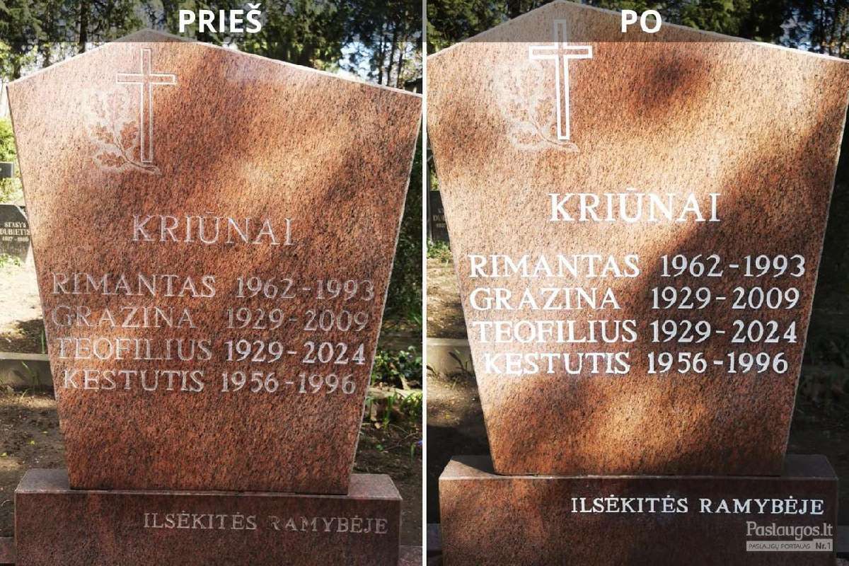 Raidžių kalimas / Kalu raides kapinėse - nuotraukos Nr. 4