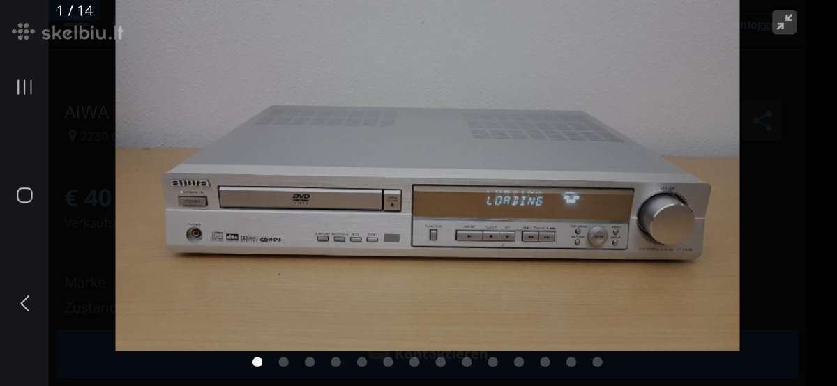 Namų kinas Aiwa dvd,CD,rw.sony, philips,samsung