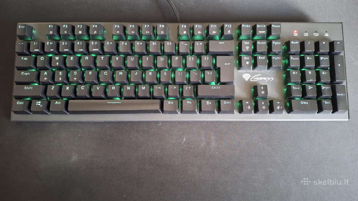 Genesis Thor 300 Rgb Žaidimų Klaviatūra - nuotraukos Nr. 3