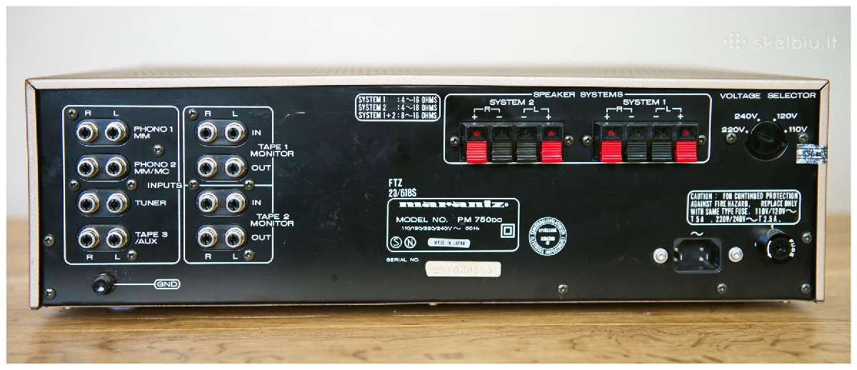 Marantz Sd 8020 Marantz Pm-750 Dc - nuotraukos Nr. 16