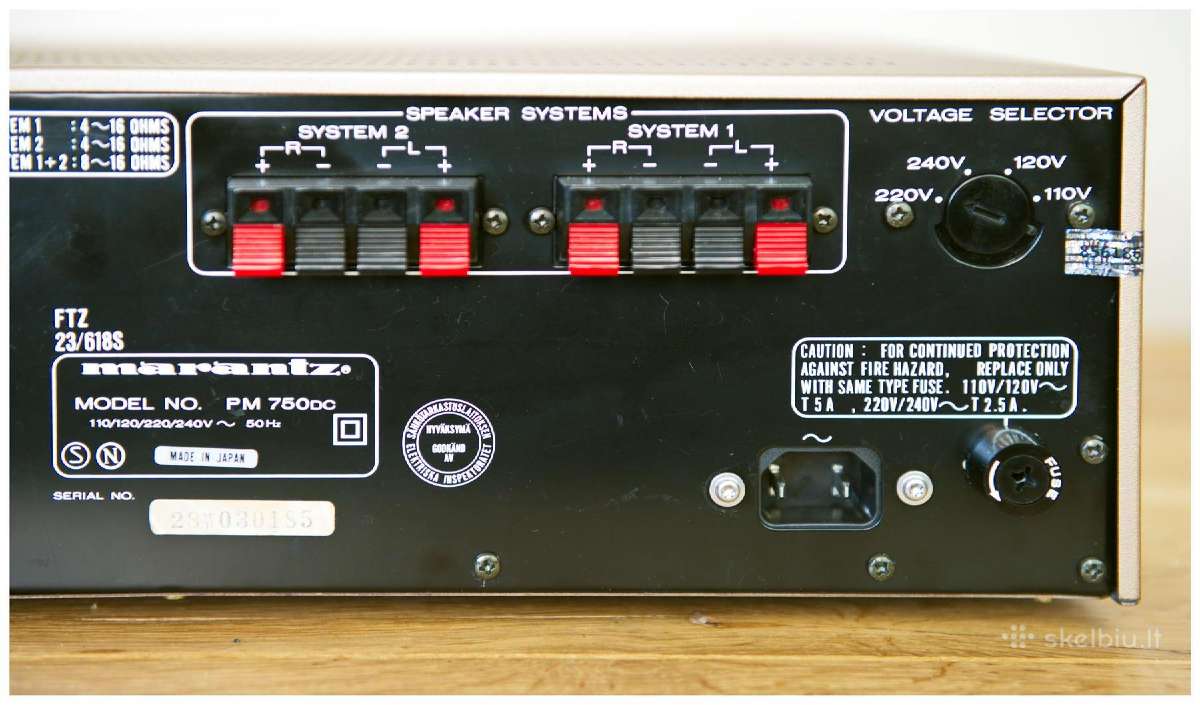 Marantz Sd 8020 Marantz Pm-750 Dc - nuotraukos Nr. 18