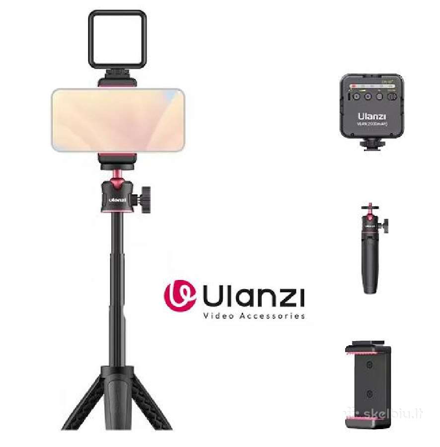 LED apšvietimas vlogams, reels ir fotografijai