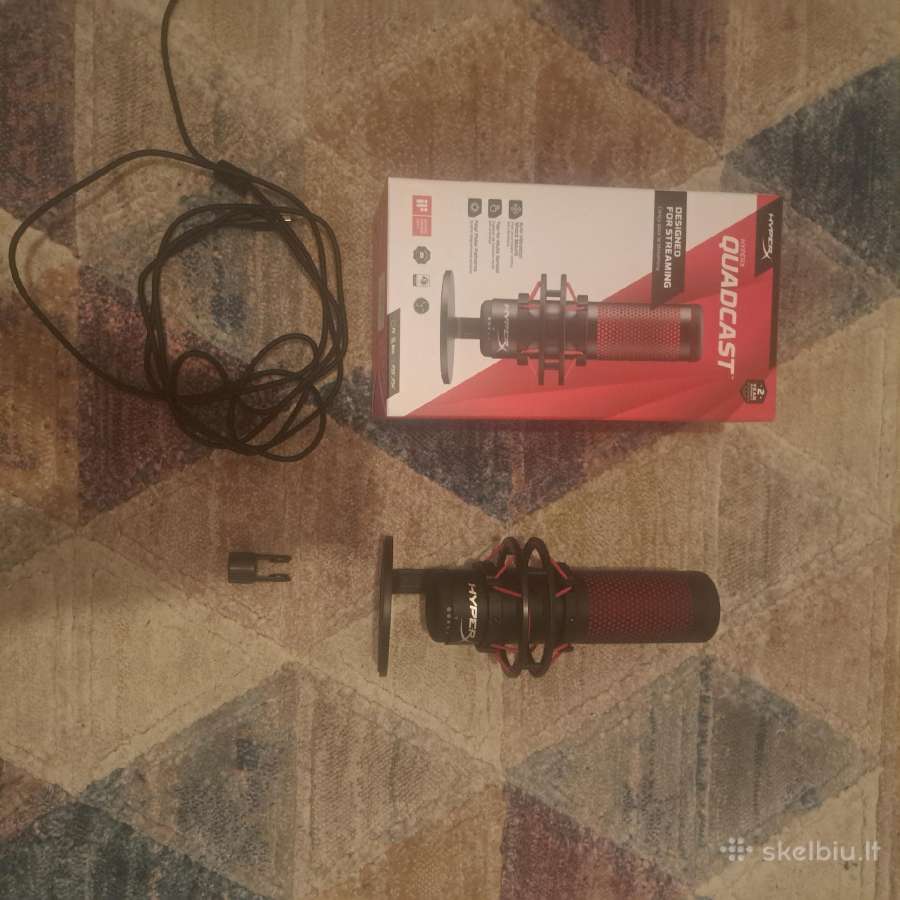 Hyperx Quadcast Mikrofonas
