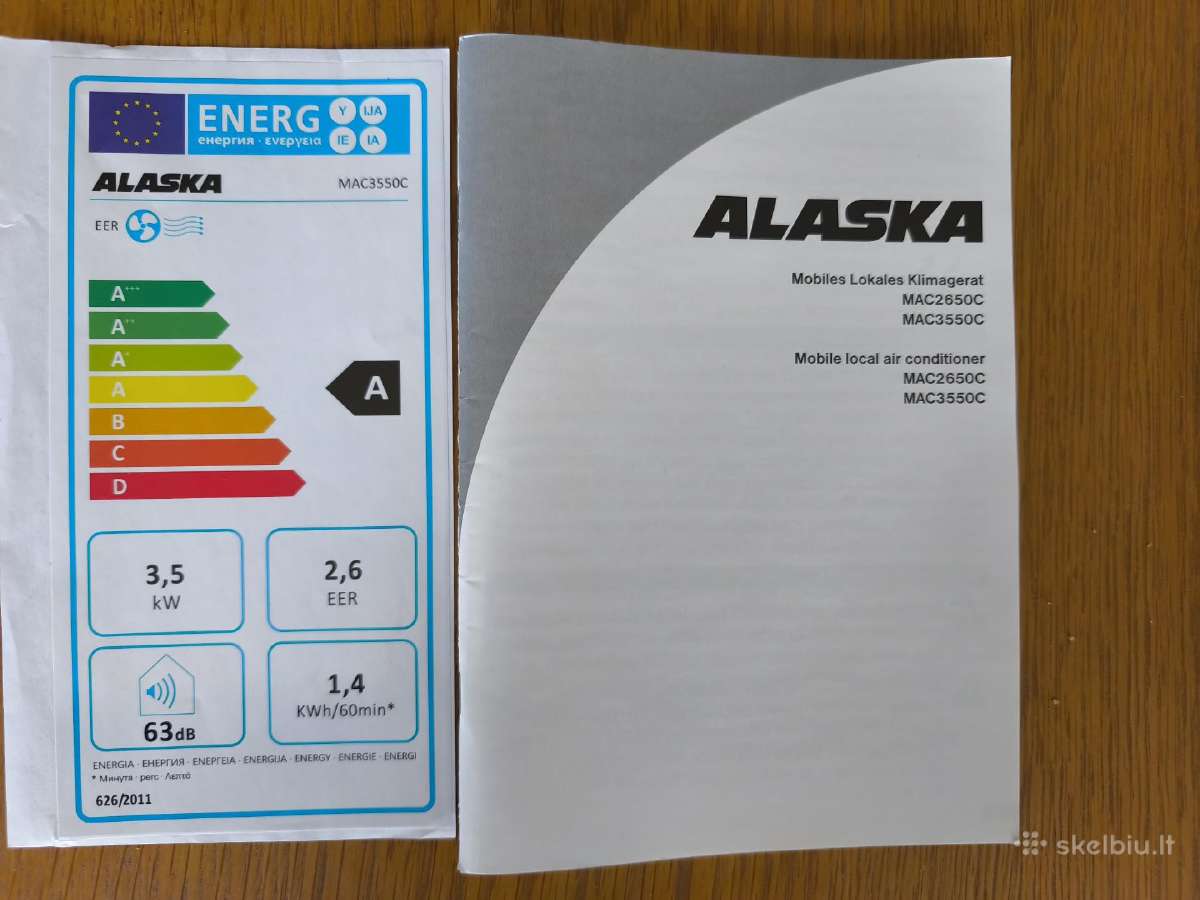 Mobilus kondicionerius Alaska Mac3550c - nuotraukos Nr. 2