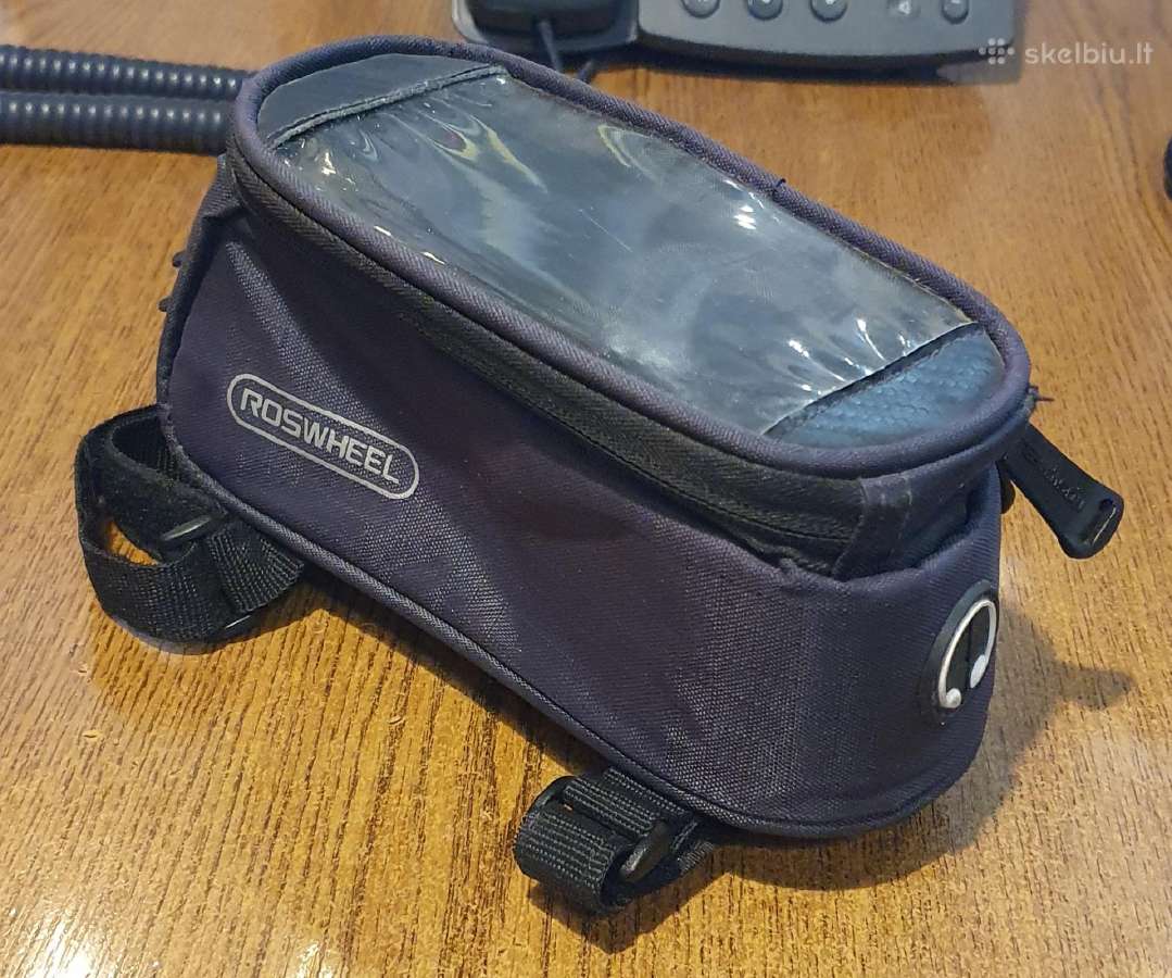Dviračio krepšelis. Telefono dėklas.