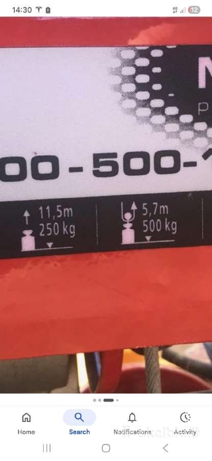 Elektrinis keltuvas ik8 500 kg. - nuotraukos Nr. 4