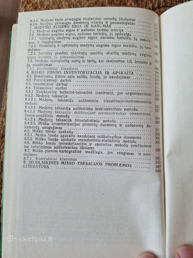 Miško taksacija. Knyga - nuotraukos Nr. 6