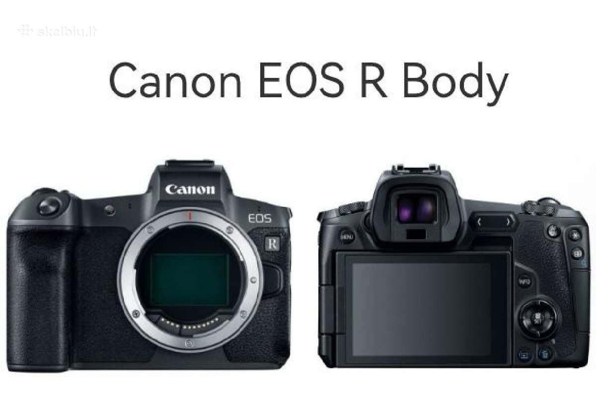 Parduodu fotoaparatą Canon EOS R body - nuotraukos Nr. 3
