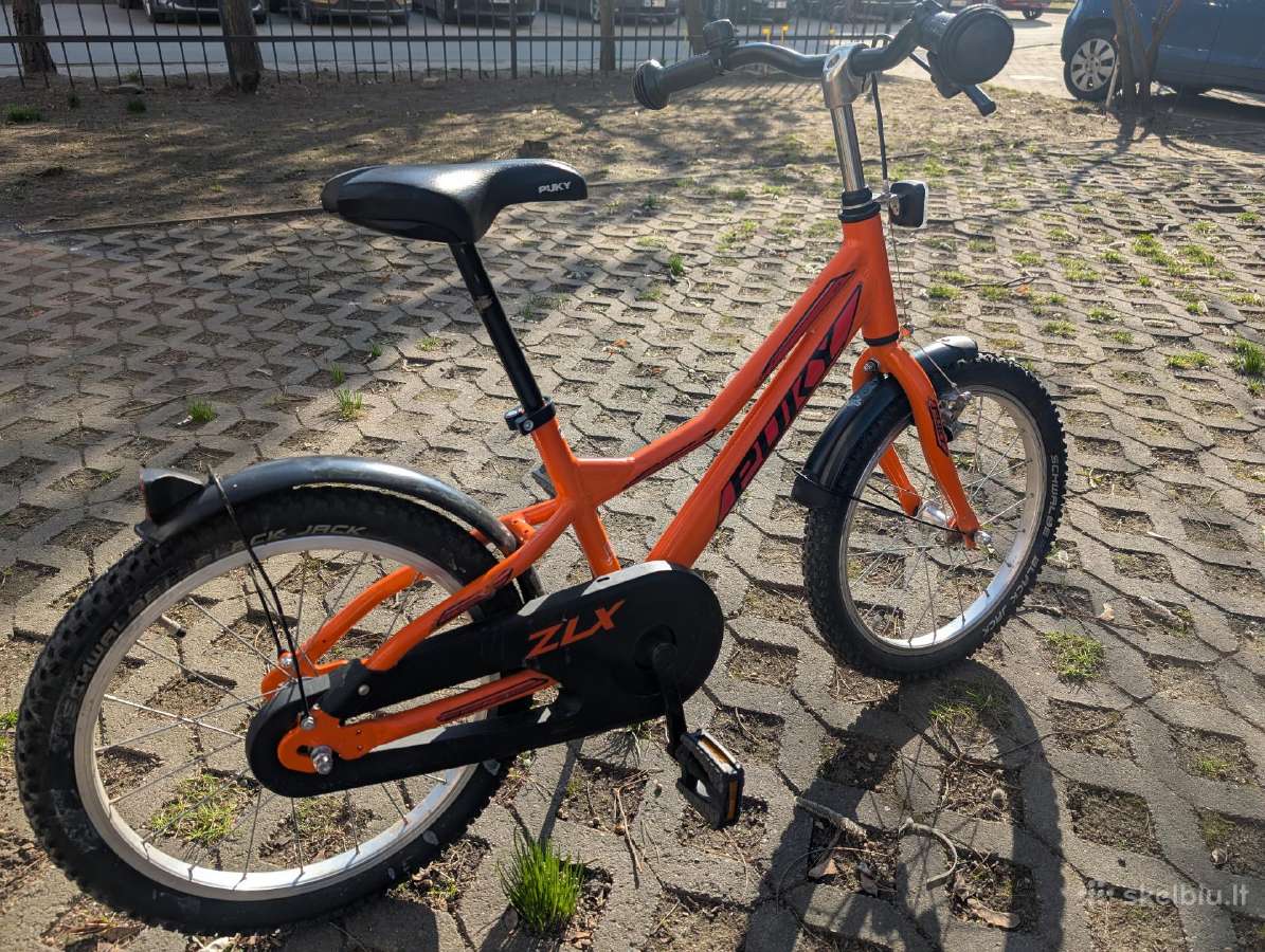 Lengvas ir kokybiškas Puky Zlx 18-1 Alu (18 colių)