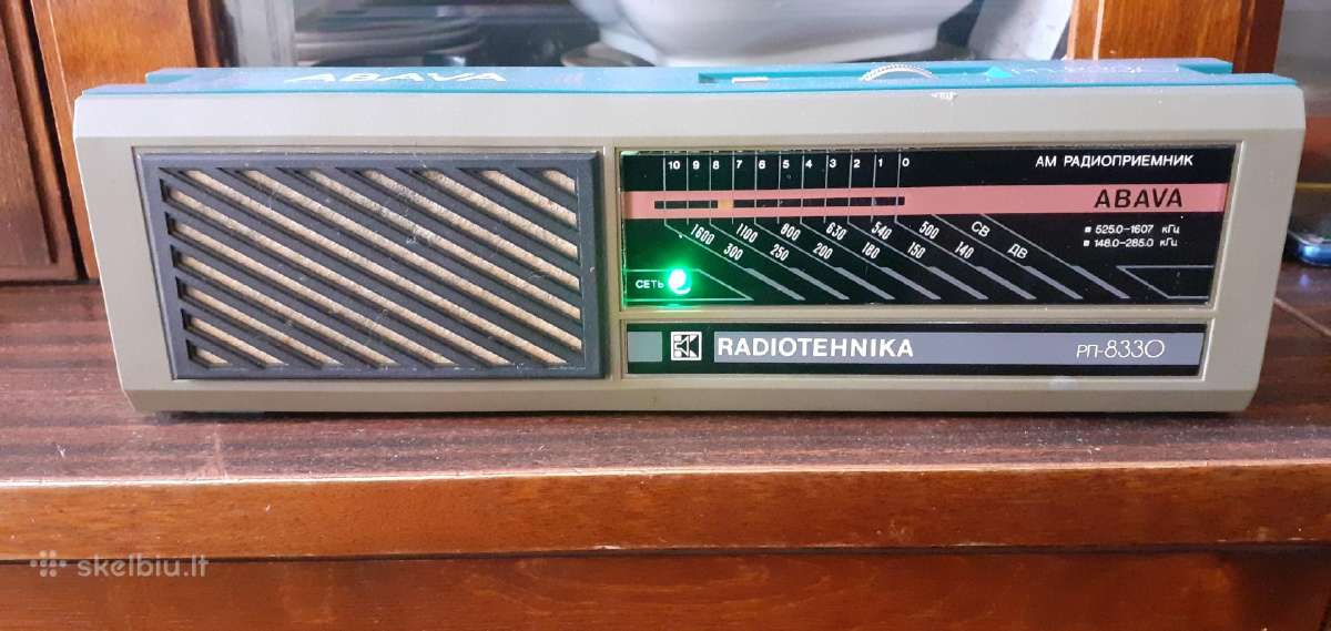 Fm radio imtuvas Abava