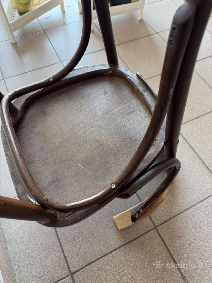 Senovinė medinė tvirta baro kėdė 88 Eur - nuotraukos Nr. 7