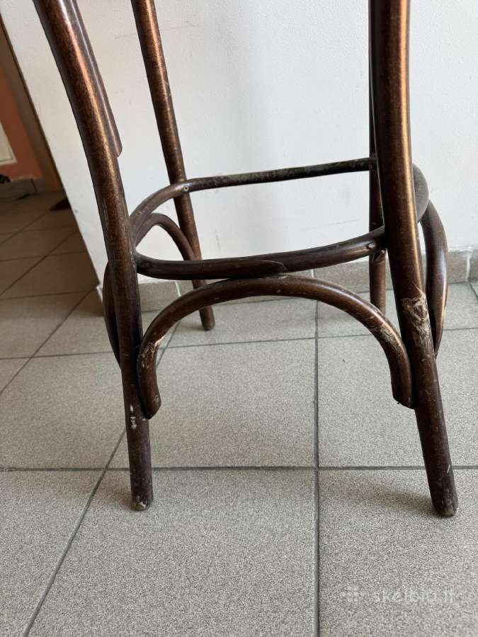 Senovinė medinė tvirta baro kėdė 88 Eur - nuotraukos Nr. 8