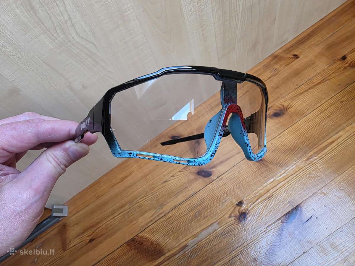Fotochrominiai dviratininko, bėgiko akiniai, nauji - nuotraukos Nr. 2
